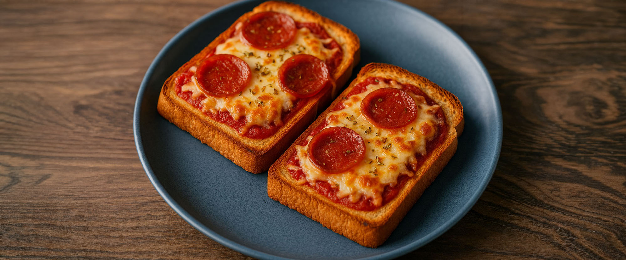 Knuspriger Pizza-Toast