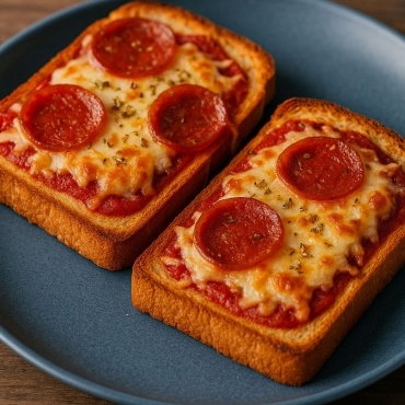 Knuspriger Pizza-Toast
