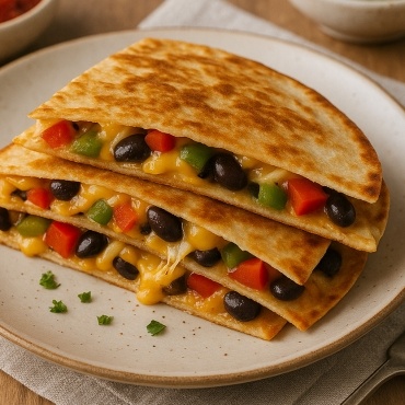 Quesadillas mit Käse &amp; Gemüse